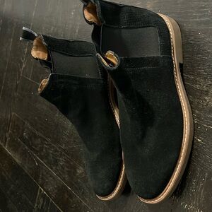 Steve Madden Highline Mens Black Leather Suede Boot Size 7M